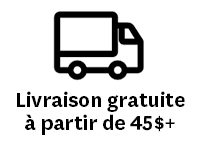 Livraison gratuite &agrave; partir de 39$+