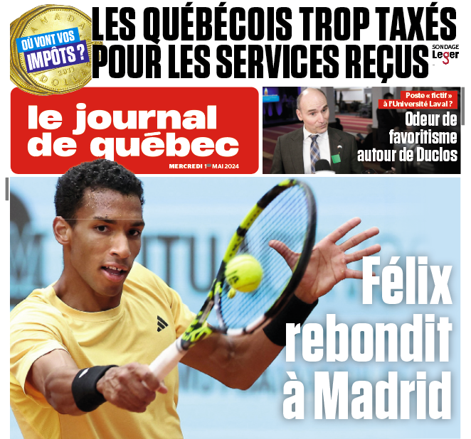 La Une du matin
