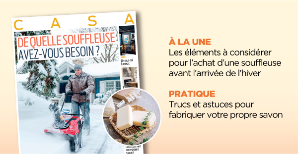 CASA - Les &eacute;l&eacute;ments importants pour l'achat d'une souffleuse